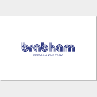 Brabham Formula One 1972 team logo - brabham blue Posters and Art